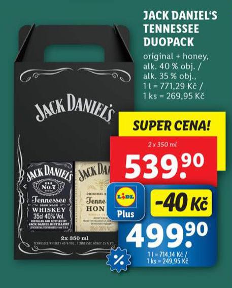 JACK DANIELS TENNESSEE DUOPACK