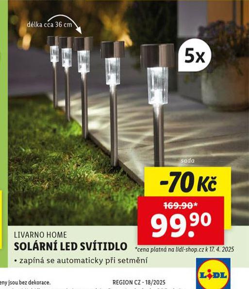 SOLRN LED SVTIDLO