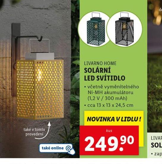 SOLRN LED SVTIDLO