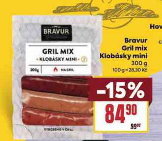 BRAVUR GRIL MIX KLOBSKY MINI
