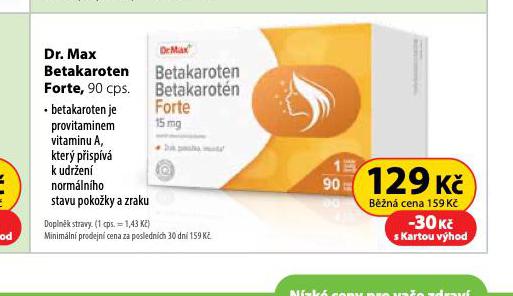 DR. MAX BETAKAROTEN FORTE