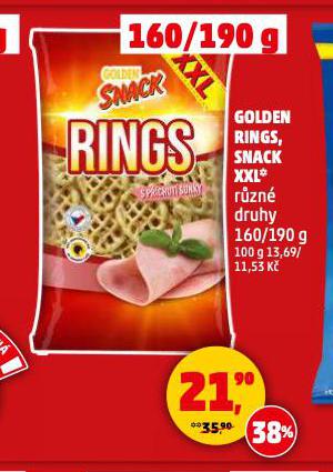 GOLDEN RINGS, SNACK XXL