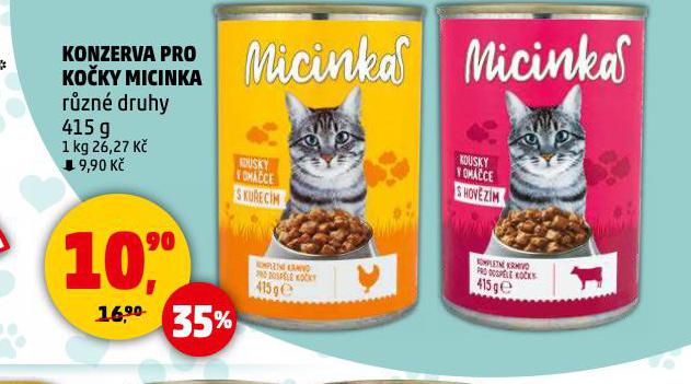 MICINKA KONZERVA PRO KOKY