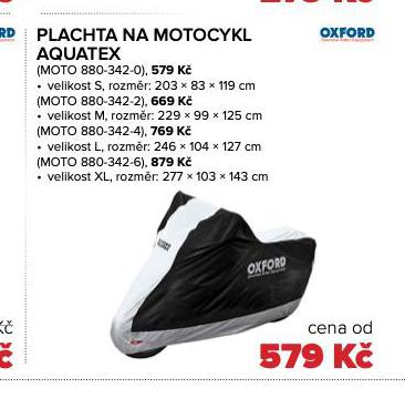 PLACHTA NA MOTOCYKL S