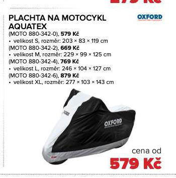 PLACHTA NA MOTOCYKL XL