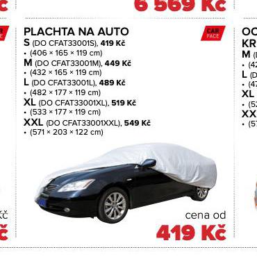 PLACHTA NA AUTO M