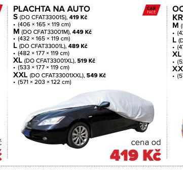 PLACHTA NA AUTO L