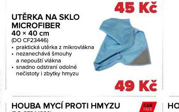 UTRKA NA SKLO MICROFIBER