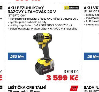 AKU BEZUHLKAT RZOV UTAHOVK 20 V