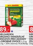MR. GARDEN ORGANO-MINERÁLNÍ HNOJIVO PRO JAHODY A DROBNÉ OVOCE