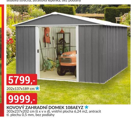 KOVOV ZAHRADN DOMEK 108AEYZ