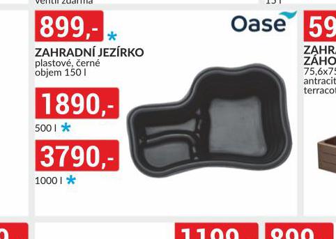 ZAHRADN JEZRKO 1000 L