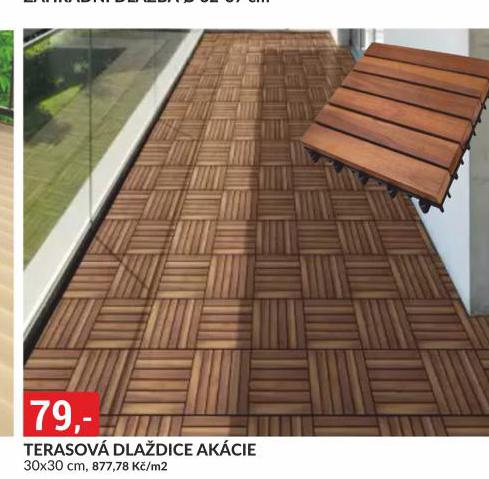 terasov dladice akcie