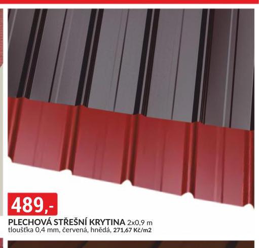PLECHOV STEN KRYTINA