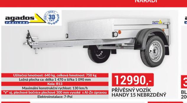 PVSN VOZK HANDY 15 NEBRZDN