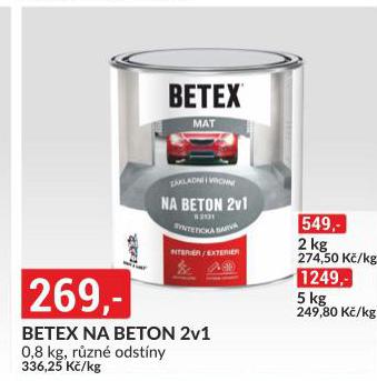 BETEX NA BETON 2v1