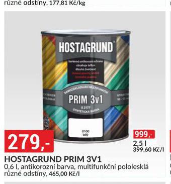 HOSTAGRUND PRIM 3v1