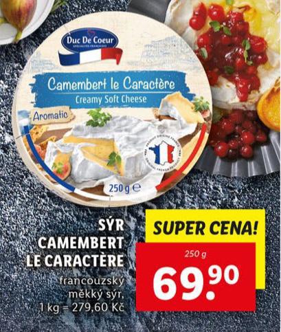 SR CAMEMBERT LE CARACTRE