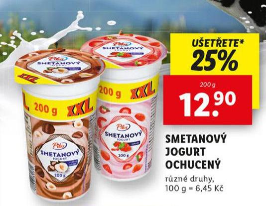 SMETANOV JOGURT OCHUCEN