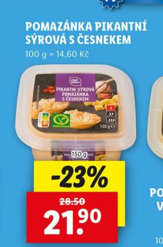 POMAZNKA PIKANTN SROV S ESNEKEM