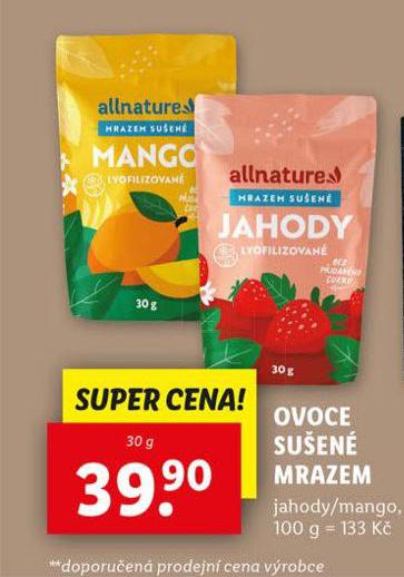 OVOCE SUEN MRAZEM