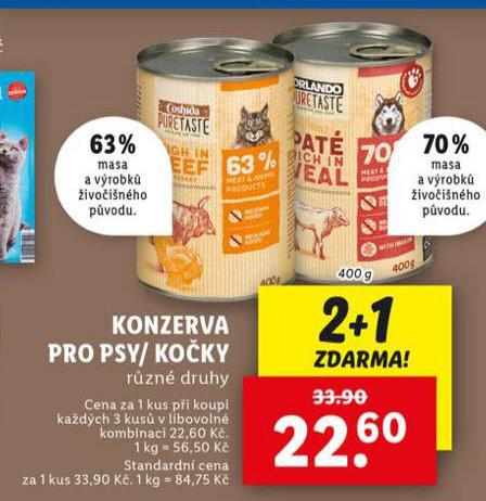 KONZERVA PRO PSY