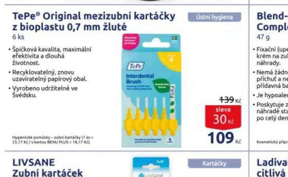 TEPE ORIGINAL NEZIZUBN KARTKY Z BIOPLASTU