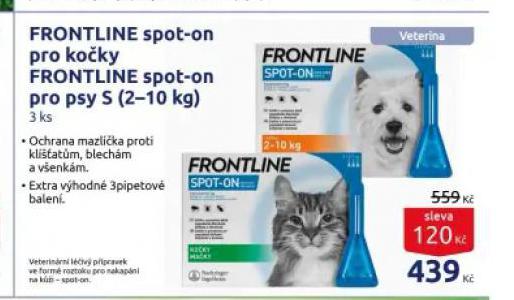 FRONTPRO SPOT ON PRO PSY S 2-10 KG
