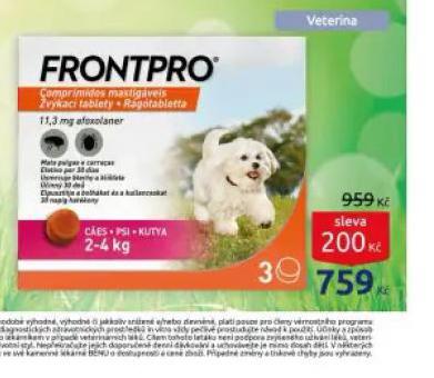 FRONTPRO VKAC TABLETY PRO PSY 2-4 KG