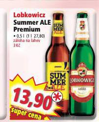 LOBKOWICZ SUMMER ALE PREMIUM