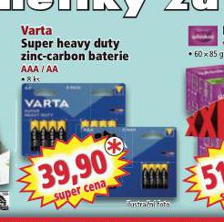 VARTA SUPER HEAVY DUTY BATERIE