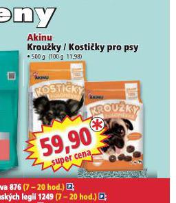 AKINU KROUKY / KOSTIKY PRO PSY