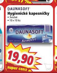 DAUNASOFT HYGIENICK KAPESNKY