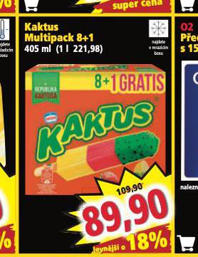 KAKTUS MULTIPACK 8+1