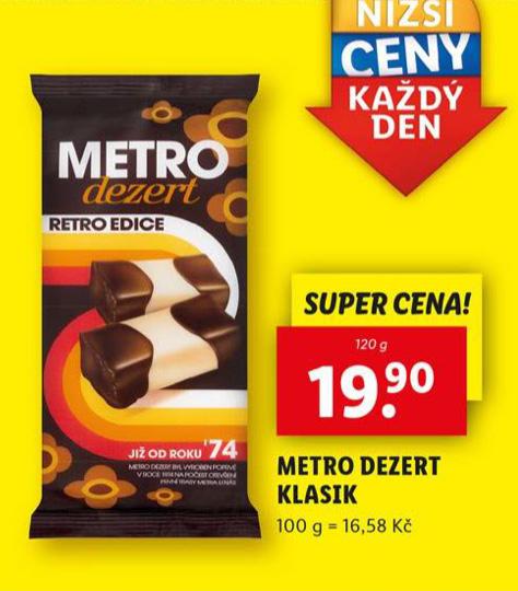METRO DEZERT KLASIK