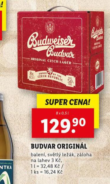 PIVO BUDVAR
