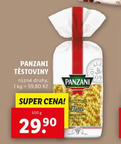 PANZANI TSTOVINY