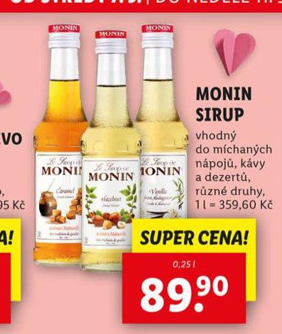 MONIN SIRUP
