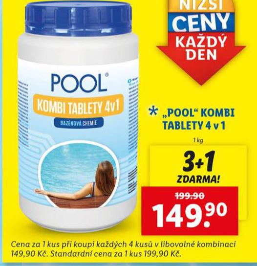 POOL KOMBI TABLETY