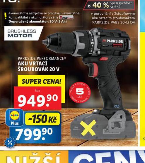 AKU VRTAC ROUBOVK 20 V