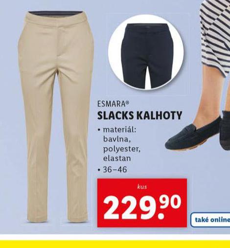 SLACKS KALHOTY