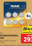 TRONIC KNOFLKOV BATERIE
