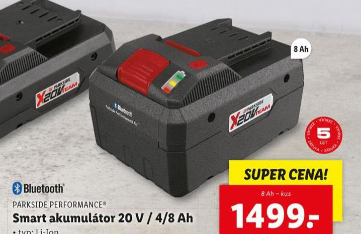 SMART AKUMULTOR 20 V / 8 Ah