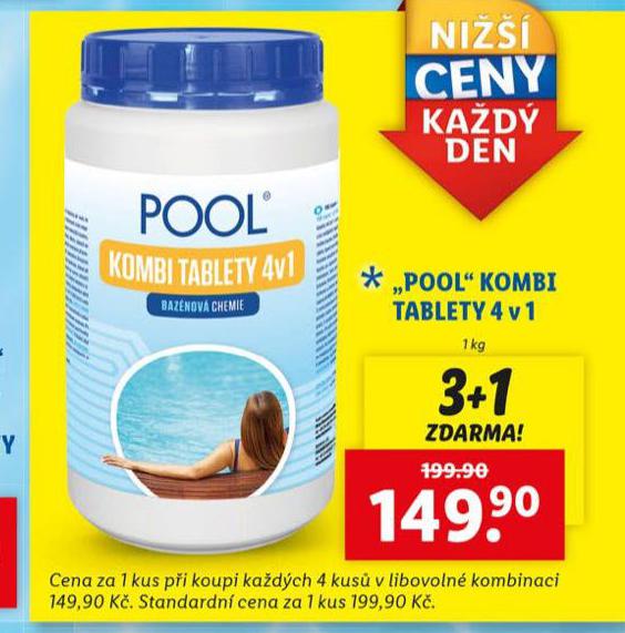 POOL KOMBI TABLETY 4v1