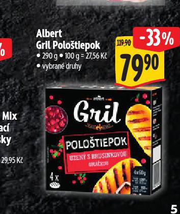 POLOTIEPOK NA GRIL