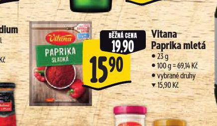 VITANA PAPRIKA MLET