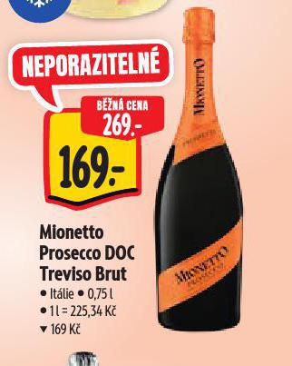 MIONETTO PROSECCO DOC TREVISO BRUT