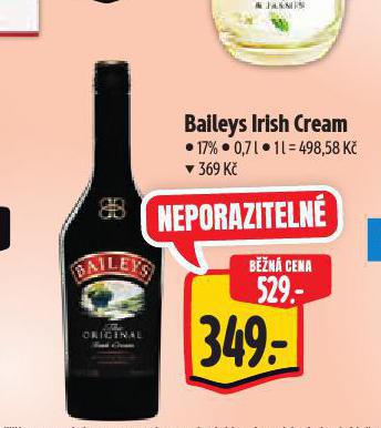 BAILEYS IRISH CREAM