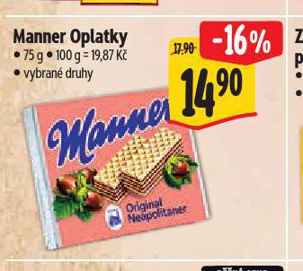 MANNER OPLATKY