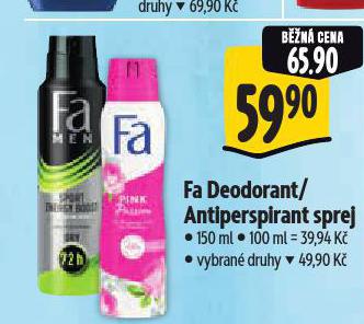 FA DEODORANT